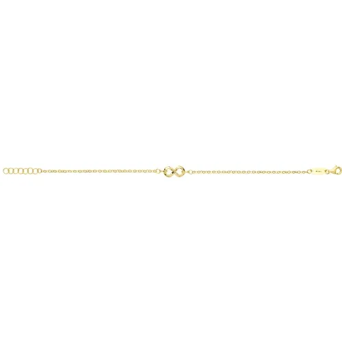 9ct Yellow Gold Infinity Bracelet 1.2g